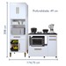 Cozinha Compacta Teresinha 5 Portas 2 Gavetas Branco - Kaiki Móveis