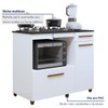 Cozinha Compacta Teresinha 5 Portas 2 Gavetas Branco - Kaiki Móveis
