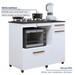 Cozinha Compacta Teresinha 5 Portas 2 Gavetas Branco - Kaiki Móveis