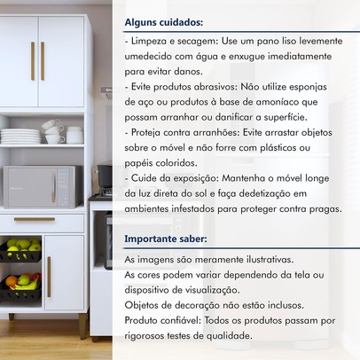 Cozinha Compacta João Pessoa 4 Portas 1 Gaveta Nature - Kaiki Móveis