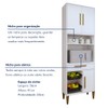 Cozinha Compacta Santo André 3 Portas 1 Gaveta Branco - Kaiki Móveis