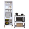 Cozinha Compacta Santo André 3 Portas 1 Gaveta Branco - Kaiki Móveis