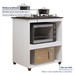 Cozinha Compacta Santo André 3 Portas 1 Gaveta Branco - Kaiki Móveis