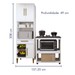 Cozinha Compacta Santo André 3 Portas 1 Gaveta Branco - Kaiki Móveis