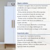 Armário Multiuso Araucaria 2 Portas 3 Prateleiras Nature - Kaiki Móveis