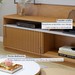 Sala de Estar Completa Granada 3 Portas 1 Gaveta 100% Mdf Naturale/Off White - Mavaular