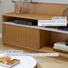 Sala de Estar Completa Granada Piazza 3 Portas 3 Gavetas 100% Mdf Naturale/Off White - Mavaular