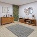 Sala de Estar Completa Granada Piazza 3 Portas 3 Gavetas 100% Mdf Naturale/Off White - Mavaular