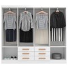 Guarda-Roupa Casal Paris 8 Portas 6 Gavetas Branco - Evidencia Móveis