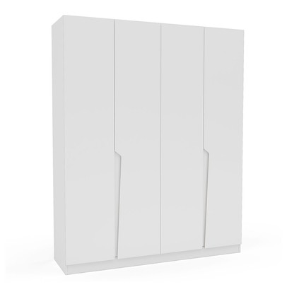 Guarda-Roupa Infantil Colorino 4 Portas 4 Gavetas Branco - Politorno