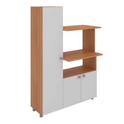 Armário de Cozinha âmbar 3 Portas 3 Prateleiras Freijó/Branco - Telasul