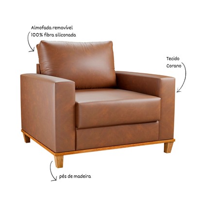 Poltona Italia Corano Durango - Vian