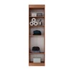 Armário Multiuso Assis 2 Portas Multiuso 4 Prateleiras  Castanho/Off White - Pnr Móveis
