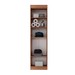 Armário Multiuso Assis 2 Portas Multiuso 4 Prateleiras  Castanho/Off White - Pnr Móveis