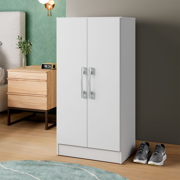 Armário Multiuso Leoni 2 Portas Branco - Pnr Móveis