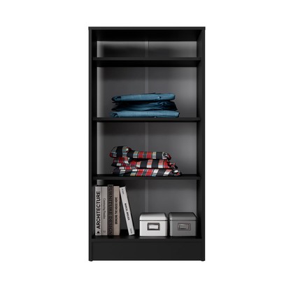 Armário Multiuso Leoni 2 Portas Preto - Pnr Móveis