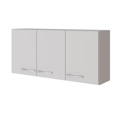 Armário Aéreo Cozinha Genebra 3 Portas Branco - Pnr Móveis