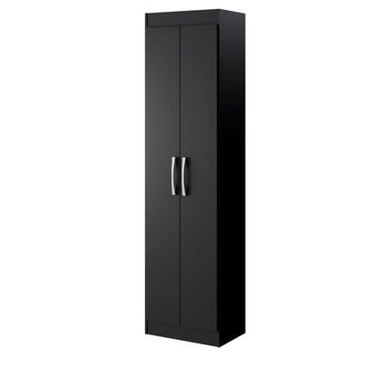 Armário Multiuso Astori 2 Portas Multiuso Preto - Pnr Móveis
