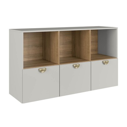 Cômoda Infantil Lille 3 Gavetas 3 Nichos Arenas - Art In Móveis