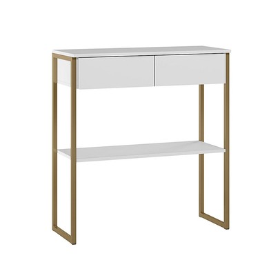 Aparador Industrial Anubis 2 Gavetas Branco - Pnr Móveis