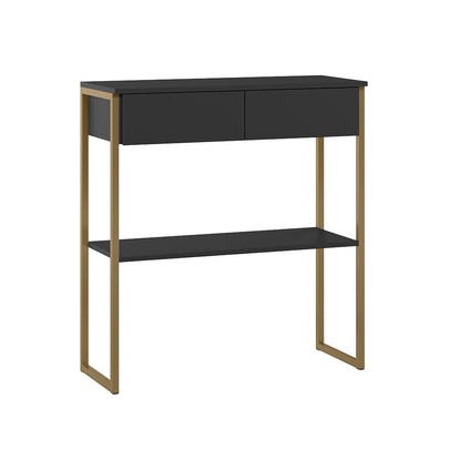 Aparador Industrial Anubis 2 Gavetas Preto - Pnr Móveis