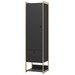 Closet Industrial Anubis 1 Porta 2 Gavetas Preto 17321 - Pnr Móveis