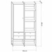 Closet Industrial Anubis 1 Porta 4 Gavetas Off White 17521 - Pnr Móveis