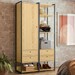 Closet Industrial Anubis 1 Porta 4 Gavetas Pinus 17521 - Pnr Móveis