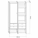 Closet Industrial Anubis 1 Porta 4 Gavetas Preto 17521 - Pnr Móveis