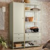 Closet Industrial Anubis 1 Porta 4 Gavetas Off White 17520 - Pnr Móveis