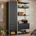 Closet Industrial Anubis 1 Porta 4 Gavetas Preto 17520 - Pnr Móveis