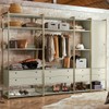Closet Industrial Anubis 1 Porta 8 Gavetas Off White 17516 - Pnr Móveis