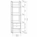 Closet Industrial Anubis 2 Gavetas Pinus 17213 - Pnr Móveis
