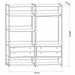 Closet Industrial Anubis 4 Gavetas Preto 17517 - Pnr Móveis