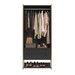 Closet Industrial Modulo Anubis 2 Portas 2 Gavetas Preto - Pnr Móveis
