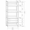 Closet Industrial Anubis 2 Gavetas Preto 17302 - Pnr Móveis