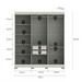 Guarda-Roupa Casal Nuke 6 Portas 2 Gavetas Off White - Pnr Móveis