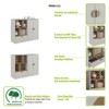 Quarto Infantil Completo Montessoriana Lille 4 Porta 3 Gavetas com Led Arenas - Art In Móveis