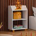 Mesa de Cabeceira Infantil Catalina 2 Prateleiras Branco - Pnr Móveis