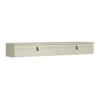Rack para TV Até 55 Polegadas Nuke 2 Portas Off White/Bege - Pnr Móveis