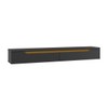 Rack para TV Até 55 Polegadas Suspenso Nuke Off White/Preto - Pnr Móveis