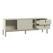 Rack para TV Até 60 Polegadas Industrial Anubis Off White - Pnr Móveis