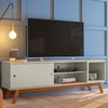 Rack para TV Até 60 Polegadas Vertigo 1 Porta Off White - Pnr Móveis