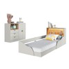 Quarto Infantil Completo Montessoriana Lille 2 Portas 3 Gavetas com Led Arenas - Art In Móveis
