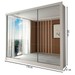 Guarda-Roupa Casal Nevada 3 Portas 3 Gavetas com Espelho Branco - Panorama Móveis