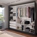 Guarda-Roupa Casal Colie 3 Portas 3 Gavetas com Espelho Preto - Panorama Móveis