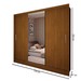 Guarda-Roupa Casal Colie Slim 3 Portas com Espelho Cinamomo - Panorama Móveis