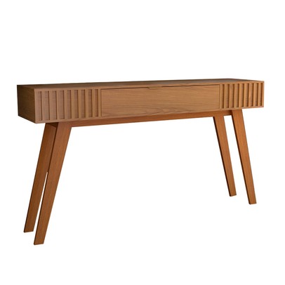 Aparador Deluxe 1 Gaveta Ripado Freijó - Panorama Móveis