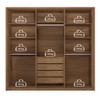Guarda-Roupa Casal Coimbra 6 Portas 4 Gavetas Ripado Jatoba/Areia - Santos Andirá