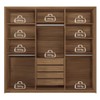 Guarda-Roupa Casal Coimbra 6 Portas 4 Gavetas Ripado Jatoba - Santos Andirá